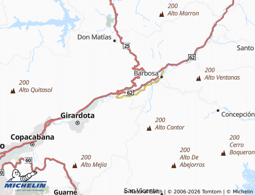 MICHELIN El Cortado map - ViaMichelin