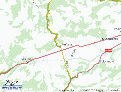MICHELIN Muñana map - ViaMichelin