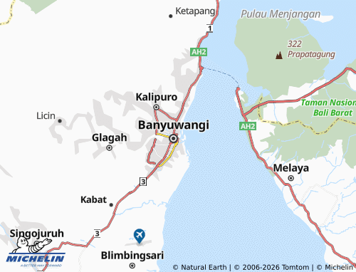 MICHELIN-Landkarte Kampung Melayu - ViaMichelin