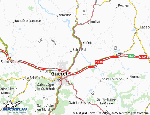 Carte MICHELIN Laschamps-de-Chavanat - ViaMichelin