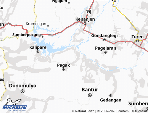 Mapa MICHELIN Sumberrejo - ViaMichelin