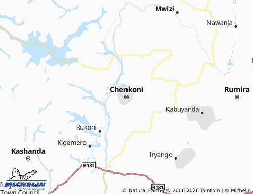 MICHELIN Chenkoni map - ViaMichelin