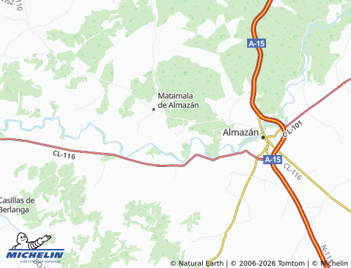 MICHELIN Matute de Almazán map - ViaMichelin