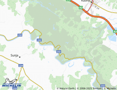 MICHELIN Mužilovčica map - ViaMichelin