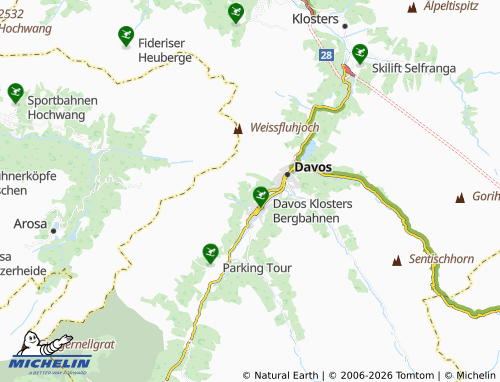 Carte MICHELIN Schatzalp - ViaMichelin