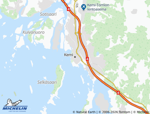 MICHELIN Kemi map - ViaMichelin