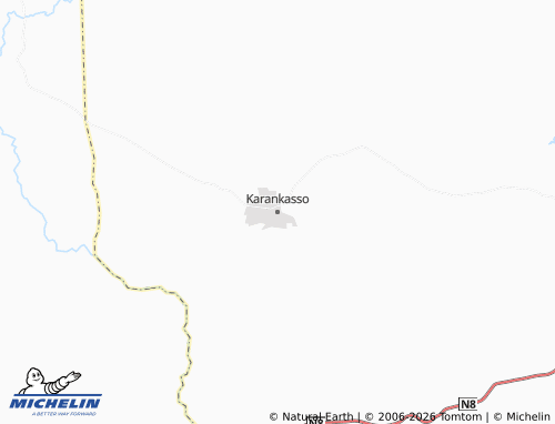 MICHELIN Karankasso map - ViaMichelin