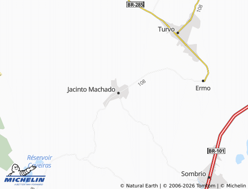Mapa MICHELIN Bela Vista - ViaMichelin