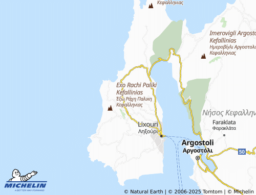 MICHELIN Skineas map - ViaMichelin