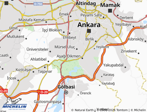 Mappa MICHELIN Oran - ViaMichelin