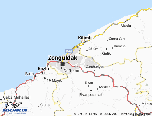 MICHELIN-Landkarte Bağlık - ViaMichelin