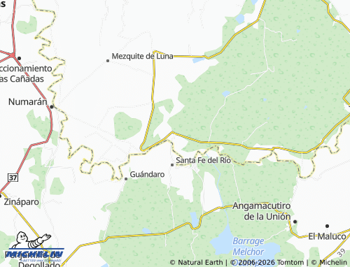 Mappa MICHELIN San Marcos - ViaMichelin