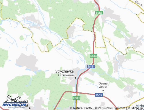 Mappa MICHELIN Lavrivka - ViaMichelin