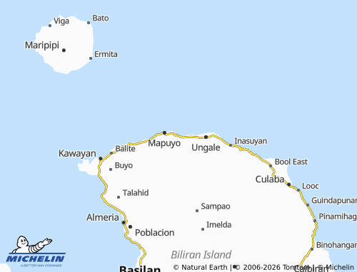 MICHELIN Baganito map - ViaMichelin