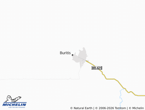 MICHELIN Buritis map - ViaMichelin