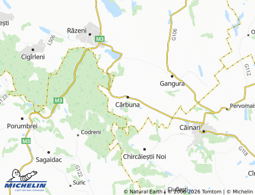 Mappa MICHELIN Cărbuna - ViaMichelin