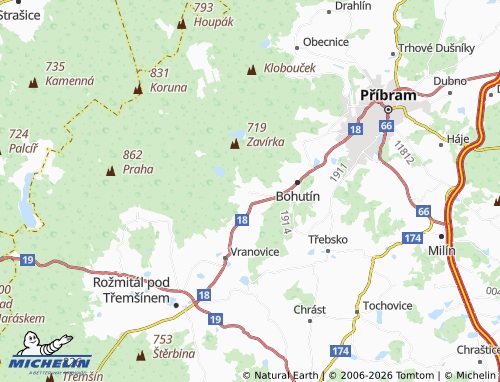 Kaart MICHELIN Láz - ViaMichelin