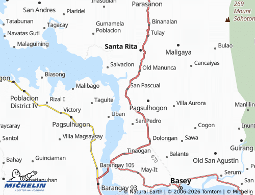 MICHELIN Bagolibas map - ViaMichelin