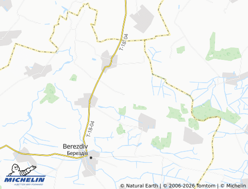 MICHELIN Stavychany map - ViaMichelin