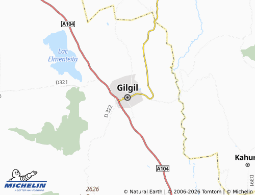 Kaart MICHELIN Gilgil - ViaMichelin