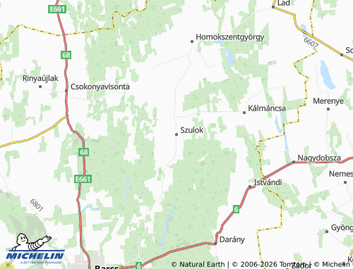 Mapa MICHELIN Szulok - ViaMichelin