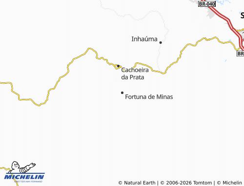 MICHELIN-Landkarte Fortuna de Minas - ViaMichelin