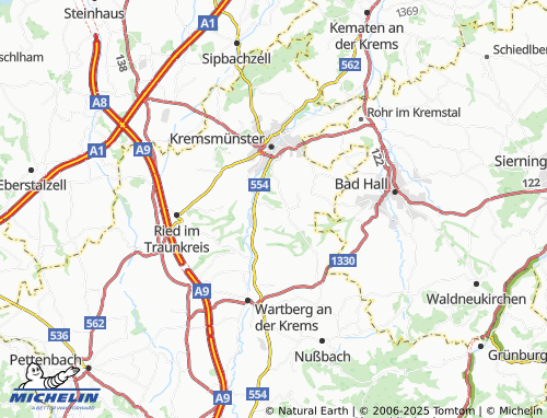 Carte MICHELIN Krift - ViaMichelin