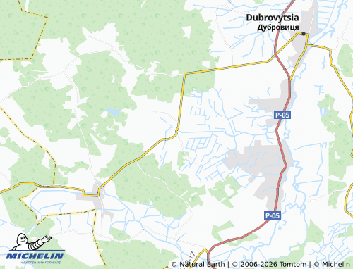Mappa MICHELIN Nyvetsk - ViaMichelin