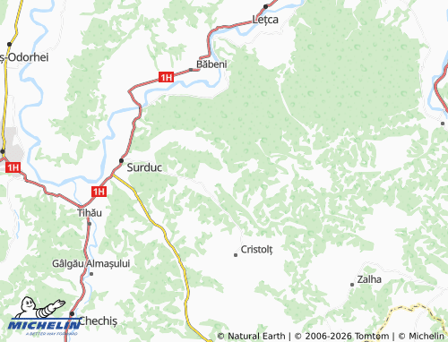 Carte MICHELIN Teștioara - ViaMichelin