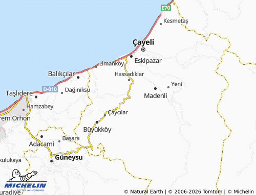 Mappa MICHELIN Ortaköy - ViaMichelin