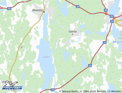 MICHELIN-Landkarte Gransholm - ViaMichelin