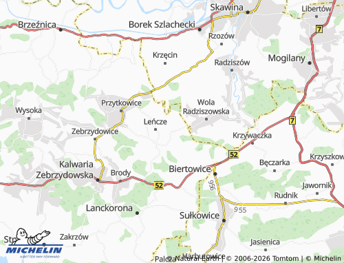 MICHELIN Podolany map - ViaMichelin