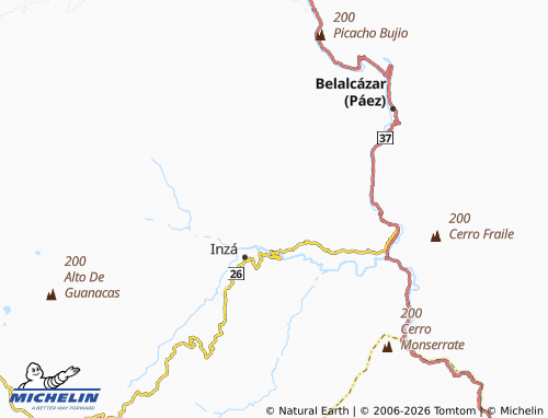 Mappa MICHELIN Vereda Yaquiva - ViaMichelin