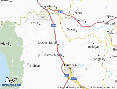 Mapa MICHELIN Dushk i Madh - ViaMichelin