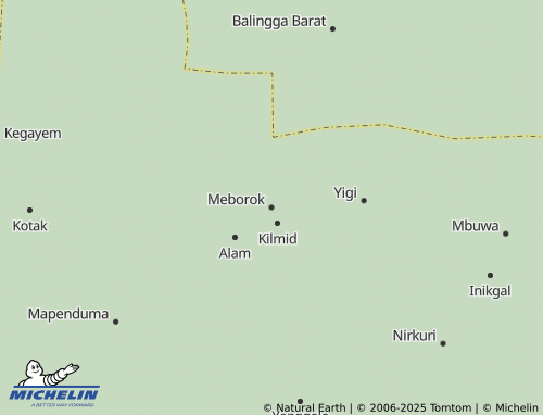 MICHELIN Meborok map - ViaMichelin