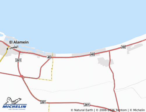 Mapa MICHELIN Qaryat al-Bouseet - ViaMichelin