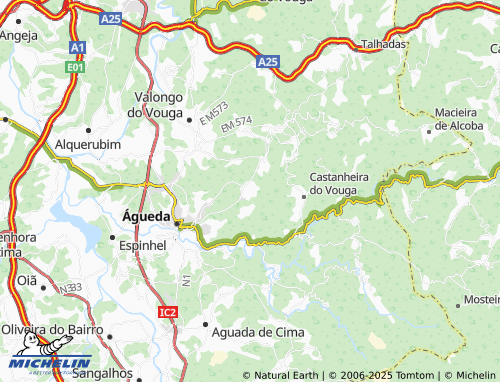 MICHELIN Giesteira map - ViaMichelin