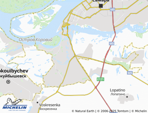 MICHELIN Krasnyy Kryazhok map - ViaMichelin