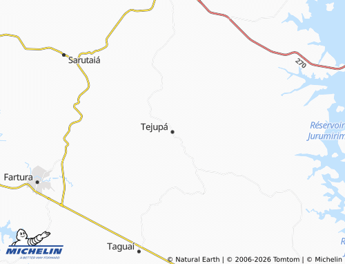 Carte MICHELIN Tejupá - ViaMichelin
