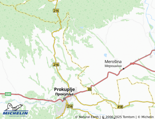 MICHELIN Dešilovo map - ViaMichelin