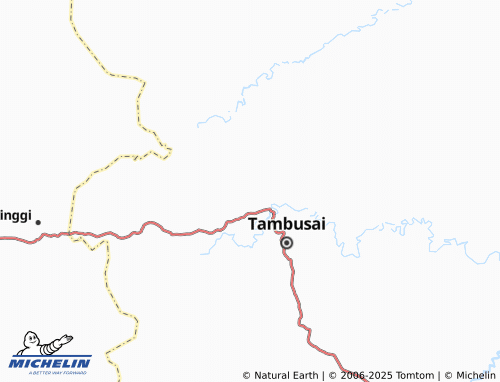 MICHELIN Tambusai Tengah map - ViaMichelin
