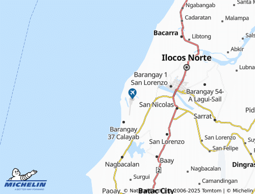 MICHELIN Barangay 34-B Gabu Norte East map - ViaMichelin