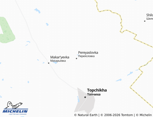 MICHELIN-Landkarte Pereyaslovka - ViaMichelin
