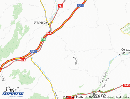 MICHELIN Bañuelos de Bureba map - ViaMichelin