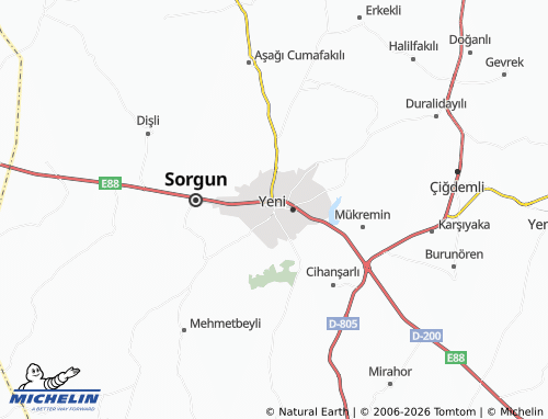 Mappa MICHELIN Yeşilöz - ViaMichelin