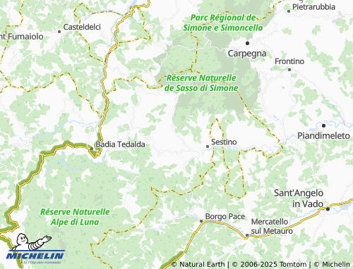 Carte MICHELIN Ville di Sopra - ViaMichelin