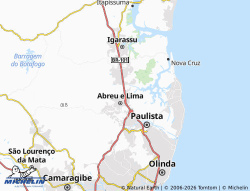 Mapa MICHELIN Alto São Miguel - ViaMichelin