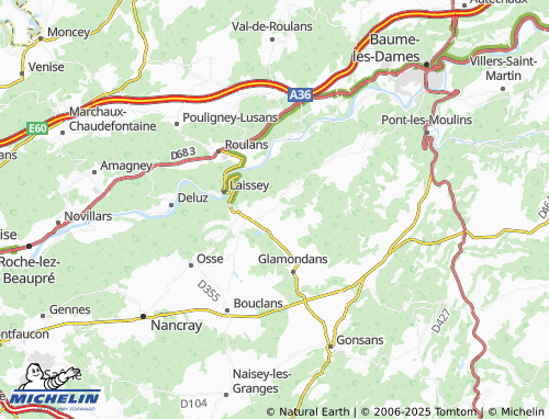 Carte MICHELIN Dammartin-les-Templiers - ViaMichelin