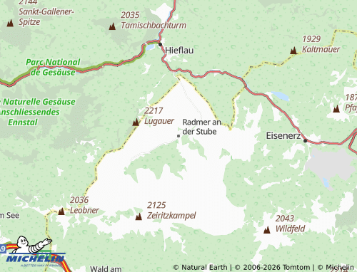 MICHELIN Radmer an der Stube map - ViaMichelin
