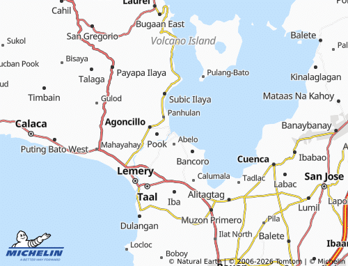 MICHELIN San Nicolas map - ViaMichelin
